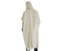 Home Tallit Traditional Tallits  Talitnia Malchut Wool Non Slip Tallit Prayer Shawl - White Stripes - Culture Kraze Marketplace.com