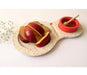 Graciela Noemi Handmade Terrazzo Design Apple Tray and Red Honey Bowl - Culture Kraze Marketplace.com