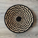 Woven Sisal Basket, Feathered Monochrome Pattern - Culture Kraze Marketplace.com