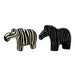Zebra Soapstone Sculptures, Set of 2 - Culture Kraze Marketplace.com
