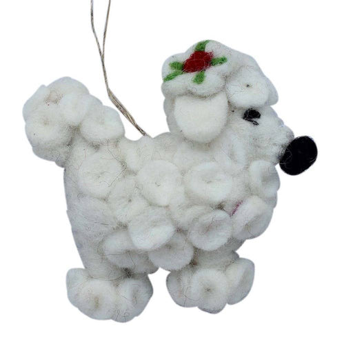 Poodle Felt Holiday Ornament - Culture Kraze Marketplace.com