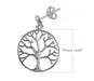 Tree of Life Sterling Silver Earrings - Culture Kraze Marketplace.com
