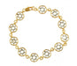Two Tone Star of David Gold filled bracelet - Culture Kraze Marketplace.com