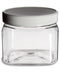 Clear PET Plastic Grip Dry/Liquid Food Storage Jars w/ Caps (Food Grade - BPA Free)-2
