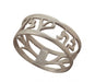 Personalized Hebrew Name Silver Ring - Ancient Papercut Style - Culture Kraze Marketplace.com