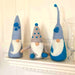 Winter Blues Felt Gnomes Trio, Set of 3 - Culture Kraze Marketplace.com