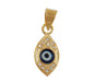 Gold Filled Zirconium "Eye" Pendant - Culture Kraze Marketplace.com