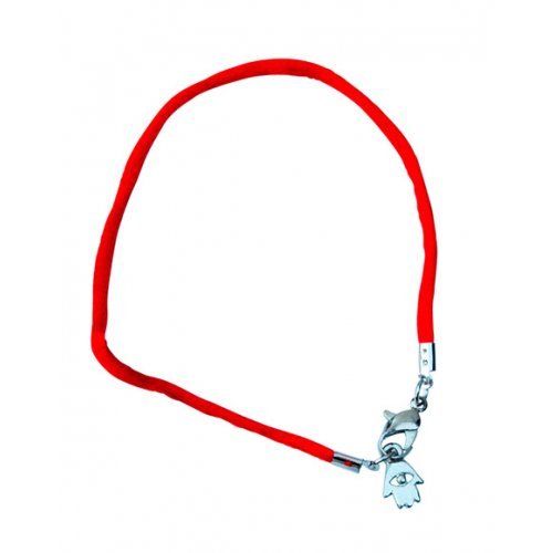 Red Thread Kabbalah Bracelet, Hamsa Charm - Silver - Culture Kraze Marketplace.com