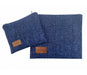Ronit Gur Tallit and Tefillin Bag Set, Woven Fabric - Dark Blue - Culture Kraze Marketplace.com