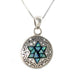 Sterling Silver and Opal Star of David Pendant - Culture Kraze Marketplace.com