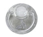 Shraga Landesman Raised Silver-Nickel Tray for Apple and Honey - Glass Honey Dish - Culture Kraze Marketplace.com