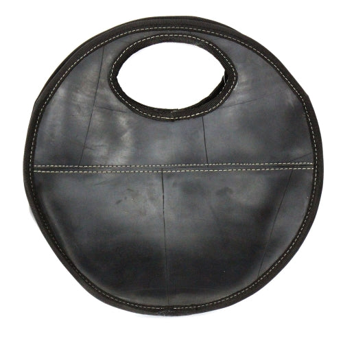 Recycled Rubber Round Handbag - Culture Kraze Marketplace.com