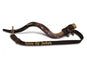 Personalized Genuine Leather Shoulder Strap, Custom Text - For Carrying Kudu Horn Yemenite Shofar - Culture Kraze Marketplace.com