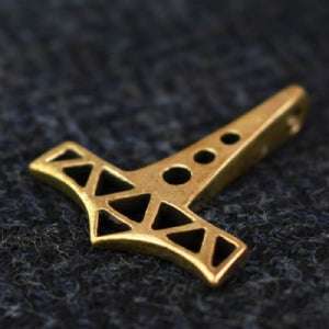 Openwork Thor's Hammer : Bronze - Culture Kraze Marketplace.com