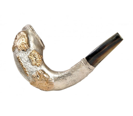 Lion of Judah Sterling Silver Ram's Horn Shofar - Culture Kraze Marketplace.com