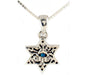 Silver and Opal Star of David Hamsa Necklace - Culture Kraze Marketplace.com