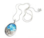 Sterling Silver Pendant Necklace Roman Glass Jerusalem Design 3D 925 - Culture Kraze Marketplace.com