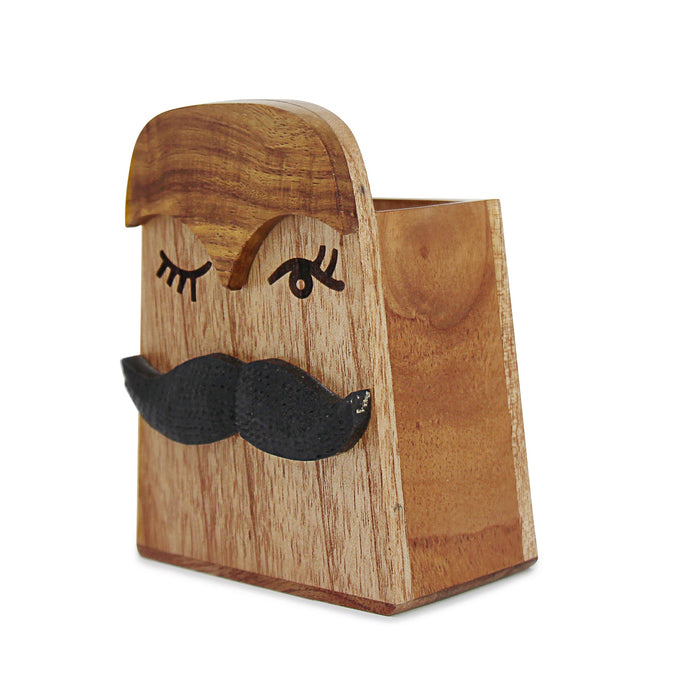 Moustache Eyeglass and Pen holder Combo - Culture Kraze Marketplace.com