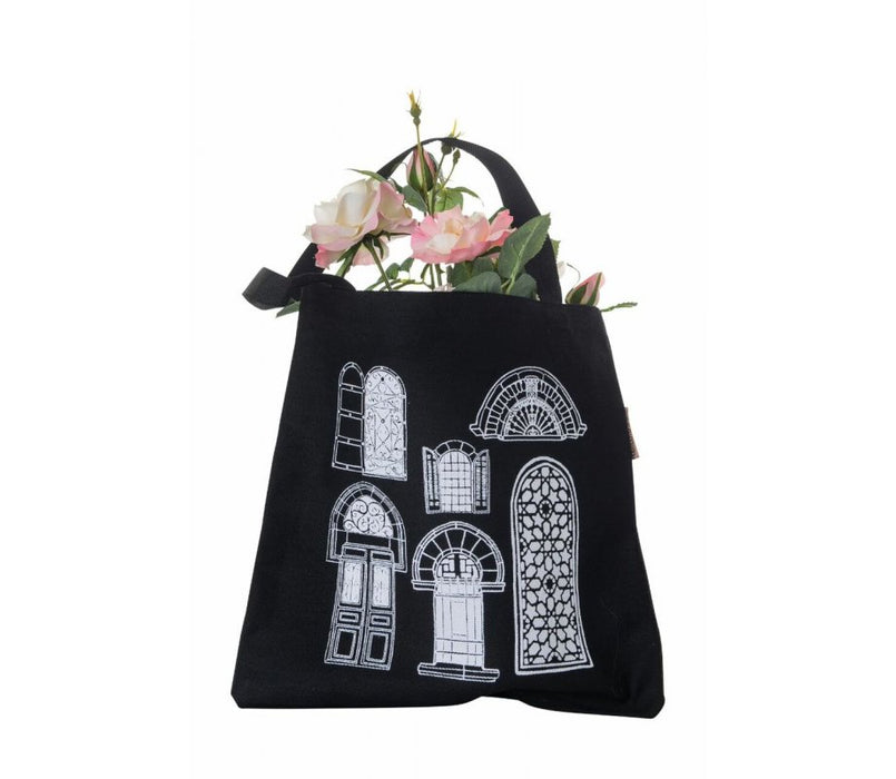 Barbara Shaw Canvas Tote Bag - Jerusalem Windows - Culture Kraze Marketplace.com