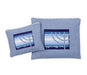 Ronit Gur Tallit and Tefillin Bags, Embroidered Psalm Words and Menorah - Blue - Culture Kraze Marketplace.com