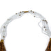 Multistrand Maasai Bead Necklace, White and Gold - Culture Kraze Marketplace.com