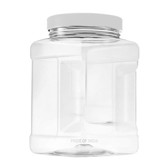 Clear PET Plastic Grip Dry/Liquid Food Storage Jars w/ Caps (Food Grade - BPA Free)-16