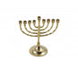 Small Antique Brass Chanukah Menorah, For Candles - 6 inches - Culture Kraze Marketplace.com