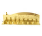 Gold Colored Low Cost Tin Chanukah Menorah - Culture Kraze Marketplace.com