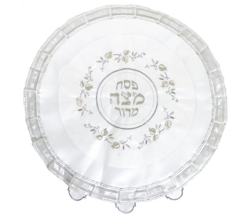 Elegant Passover Matzah Cover with Protective Cover - Culture Kraze Marketplace.com