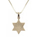 Rhodium Antique Finish Star of David Jerusalem Necklace - Culture Kraze Marketplace.com