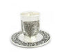 Silver Plated Kiddush cup - Grapes Design with tray - Culture Kraze Marketplace.com