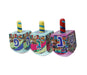 Colorful Wood Dreidel with Lively Colors - Nes Gadol Haya Poh - Culture Kraze Marketplace.com