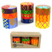 Hand Painted Candles - Three in Box - Shahida Design - Culture Kraze Marketplace.com