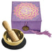 Mini Meditation Bowl Box: 2" Crown Chakra - Culture Kraze Marketplace.com