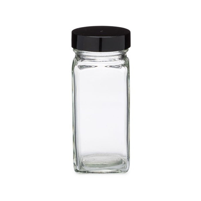 Clear Spice Jars w/ Easy Dispense Dual Sifter Caps-2