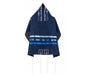 Ronit Gur Dark Blue Tallit Prayer Shawl with Stripes and Blessing with Bag and Kippah - Culture Kraze Marketplace.com