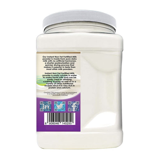 Instant Fortified Nonfat Milk Powder Jar 2 Pound / 900 GMS Jar by Green Heights-1