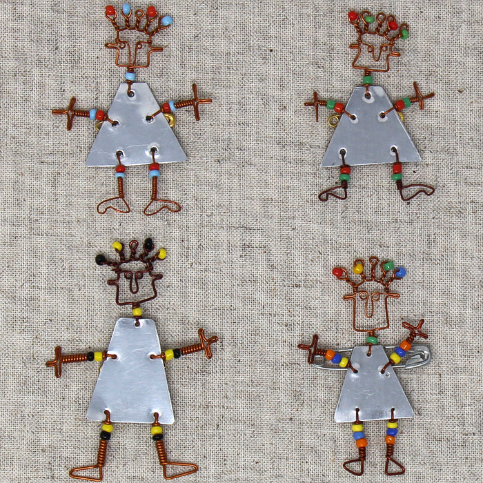 Set of 10 Dancing Pins with Maasai Beads - Culture Kraze Marketplace.com