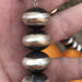 Navajo Orange Spiny & Sterling Navajo Disk Pearl 20 Mm -12 Mm Bead Necklace Set - Culture Kraze Marketplace.com