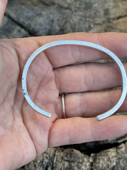 Navajo Sterling Silver Southwest Style Stacker Bracelet Cuff