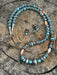Navajo Sterling Silver Handmade Turquoise and Spiny Beaded Necklace Set - Culture Kraze Marketplace.com