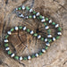 Navajo Sterling Silver Beads With Green Turquoise Accent Stones Necklace - Culture Kraze Marketplace.com