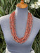 Vintage Old Pawn Navajo Natural Coral Beaded Turquoise & Heishi Necklace - Culture Kraze Marketplace.com