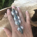 Navajo Tibetan Turquoise & Sterling Silver Statement Ring Sz 7.5 - Culture Kraze Marketplace.com