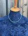 Navajo Natural Turquoise & Sterling Silver 16 Inch Beaded Necklace - Culture Kraze Marketplace.com