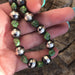 Navajo Sterling Silver Beads With Green Turquoise Accent Stones Necklace - Culture Kraze Marketplace.com