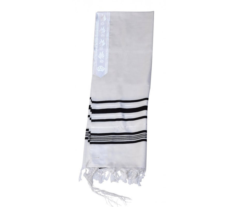 Talitnia Gilboa Light Weight Non Slip Tallit Wool Prayer Shawl - Black Stripes - Culture Kraze Marketplace.com