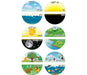 Colorful Stickers for Children - Days of Creation - Culture Kraze Marketplace.com