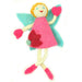 Hand Felted Tooth Fairy Pillow - Blonde with Pink Dress - Culture Kraze Marketplace.com