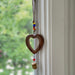 Handcrafted Wood Heart Chime with Recycled Iron Bell - Culture Kraze Marketplace.com